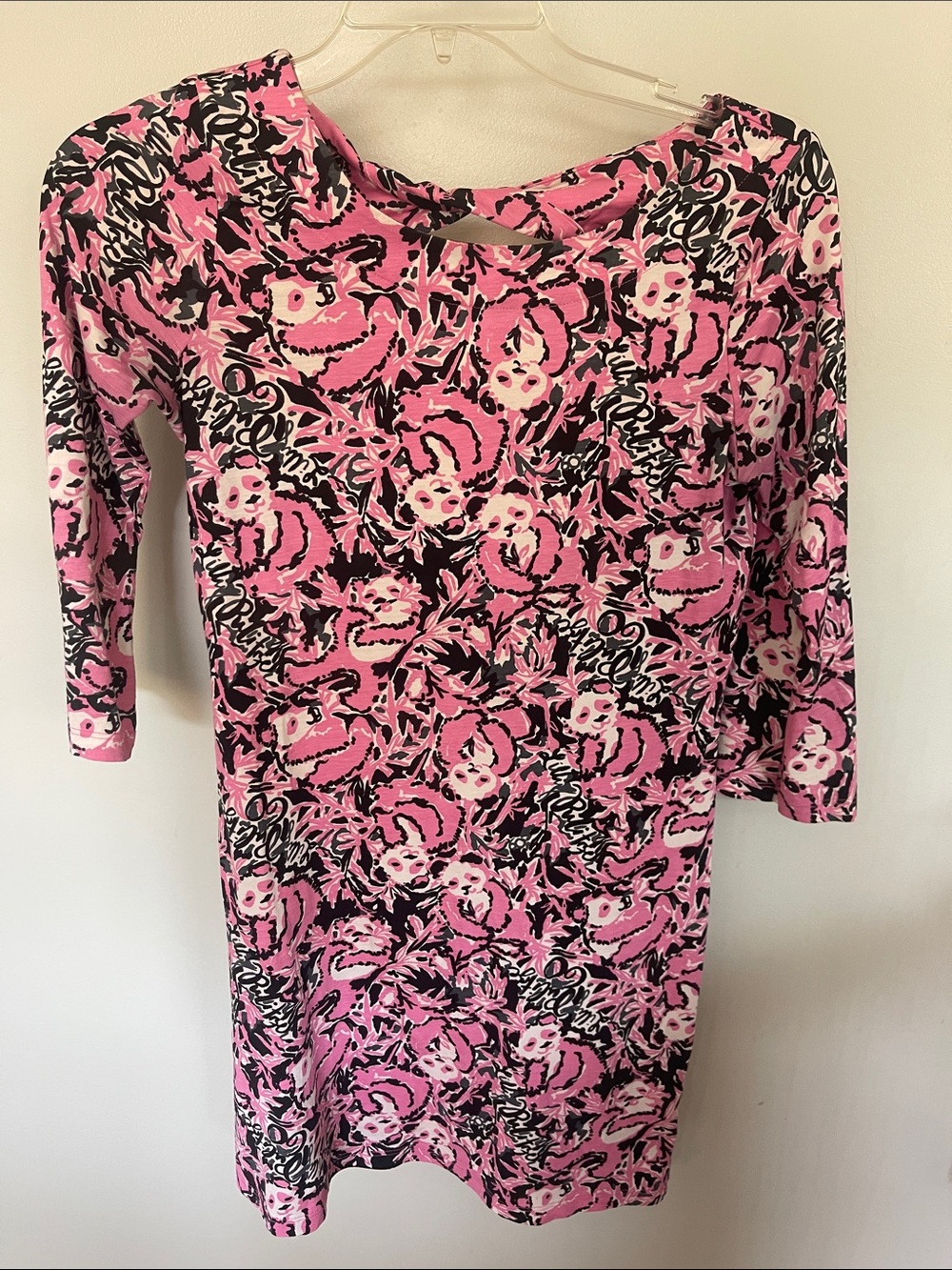 Lilly Pulitzer Panda print dress Sz Small